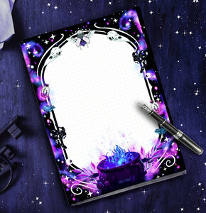 A5 Pagan Potions Notepad - by TinyTami