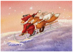 Postcard 415 by Katja Saario - Sled