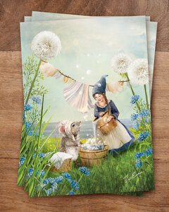 Postcard from Iris Esther - Laundry Day