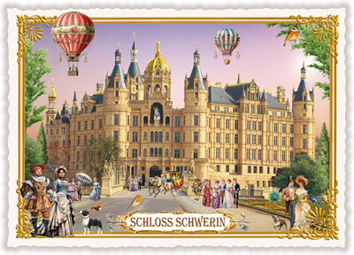 PK 1333 Tausendschön Postcard | Schwerin, Schloss Schwerin