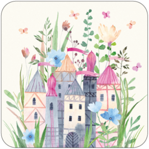 Postcard | Towers in a flower meadow