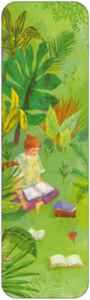 Bookmark Izou - Woman reading in meadow