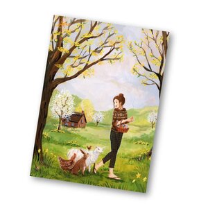 A6 Postcard from Esther Bennink - Lentefeest