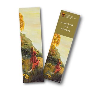 Bookmark every book is a doorway - by Esther Bennink