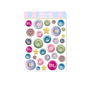 A6 Stickersheet Buttons - Only Happy Things