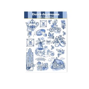A6 Stickersheet Dutch daydreams - Only Happy Things