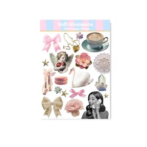 A6 Stickersheet Soft romance - Only Happy Things