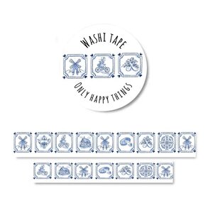 Washi Tape | Hollandse Tegeltjes - Only Happy Things