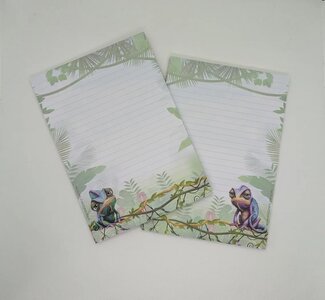 A5 Notepad Moody Chameleon - by StationeryParlor