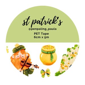 St. Patrick's - PRE-CUT PET-tape by Penpaling Paula