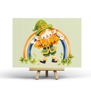 St Patrick's Postcard by Penpaling Paula