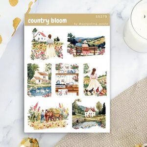 Country Bloom - Sticker Sheet by Penpaling Paula