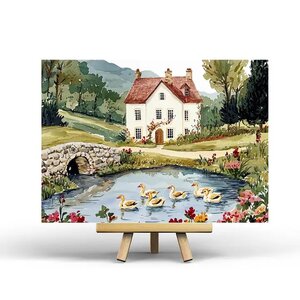 Country Bloom Postcard by Penpaling Paula