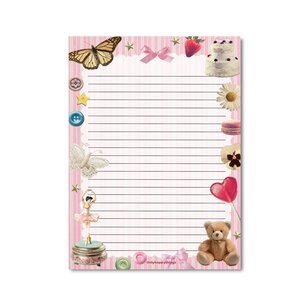 A5 Notepad lovely little things - Double Sided - by Only Happy Things