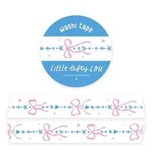 Bogenrand Blauw & Roze Washi Tape - Little Lefty Lou 
