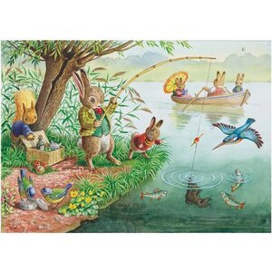 Postcard Racey Helps | The catch of the season