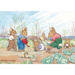 Postcard Margaret Tempest | Gardening