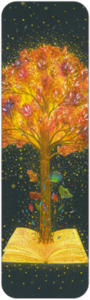 Bookmark Jehanne Weyman - Tree grows from book