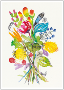 Postcard | Phantasia (bouquet of flowers)