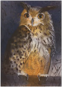 Postcard Loes Botman | Long-eared owl