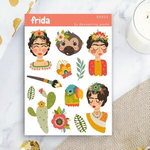  Frida - Sticker Sheet by Penpaling Paula