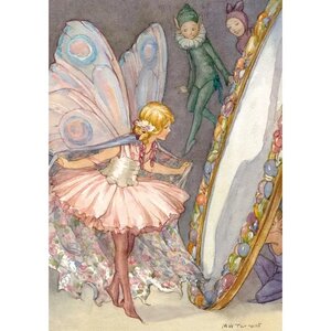 Postcard Margaret W Tarrant | Looking Glass Fairy