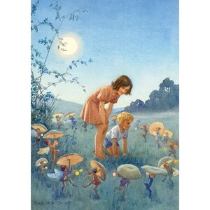 Postcard Margaret W Tarrant | Midsummer Night