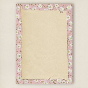 A5 Letter Paper Pad TikiOno | Daisies