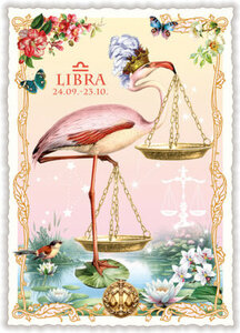 PK 1313 EN Tausendschön Postcard | Libra