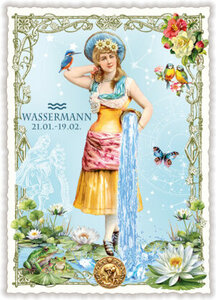 PK 1305 DE Tausendschön Postcard | Wassermann