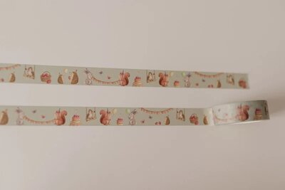 Washi tape feestje in het bos - Appeloogje