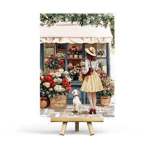 Florist Postcard by Penpaling Paula