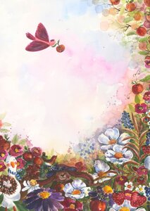 Postcard Romyillustrations - Fruitfull Spring