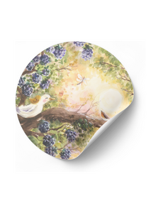 5x Sticker Bramen in de zon by RomyIllustrations