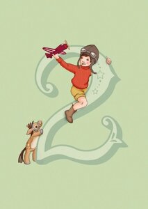 Postcard Belle and Boo | Boy Two