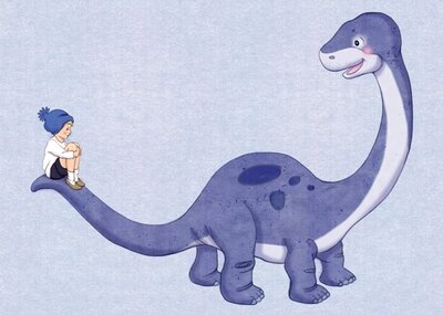 Postkarte Belle and Boo | Bronto Boy