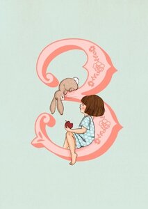 Postcard Belle and Boo | Girl Three
