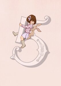 Postcard Belle and Boo | Girl Five
