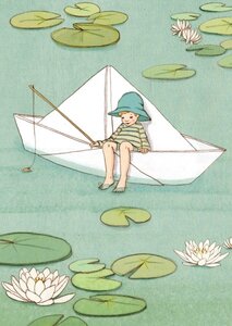 Postcard Belle and Boo | My Paper Boat