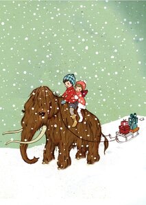 Postcard Belle and Boo | Winter Woolly