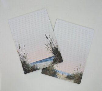 A5 Notepad Beach Whispers - by StationeryParlor