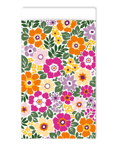 5 Paper Bags Summer Flowers (17x25cm)