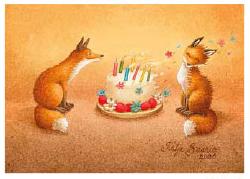Postcard 494 by Katja Saario - Birthday Wishes