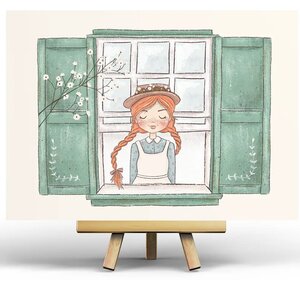 Anne Postcard by Penpaling Paula