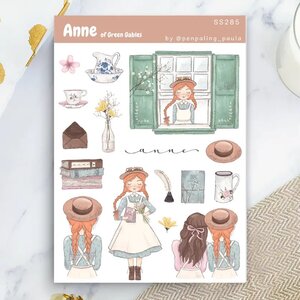 Anne of Green Gables - Sticker Sheet by Penpaling Paula