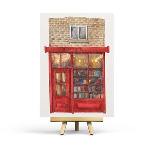 Magic Bookstore Postcard by Penpaling Paula