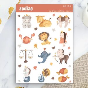 Zodiac - Sticker Sheet by Penpaling Paula