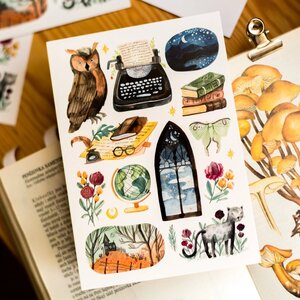 Wild Pencil Studio Postcard - Dark Academia