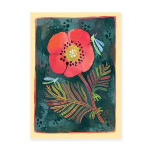 Wild Pencil Studio Postcard - Poppy