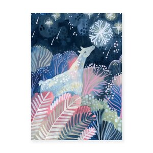 Wild Pencil Studio Postcard - Snowflake